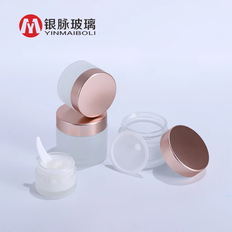 جرة كريم زجاجي